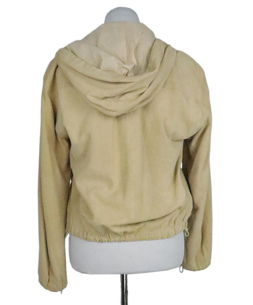 Vince Tan Suede Zip Up Hoodie sz 4 - Michael's Consignment NYC