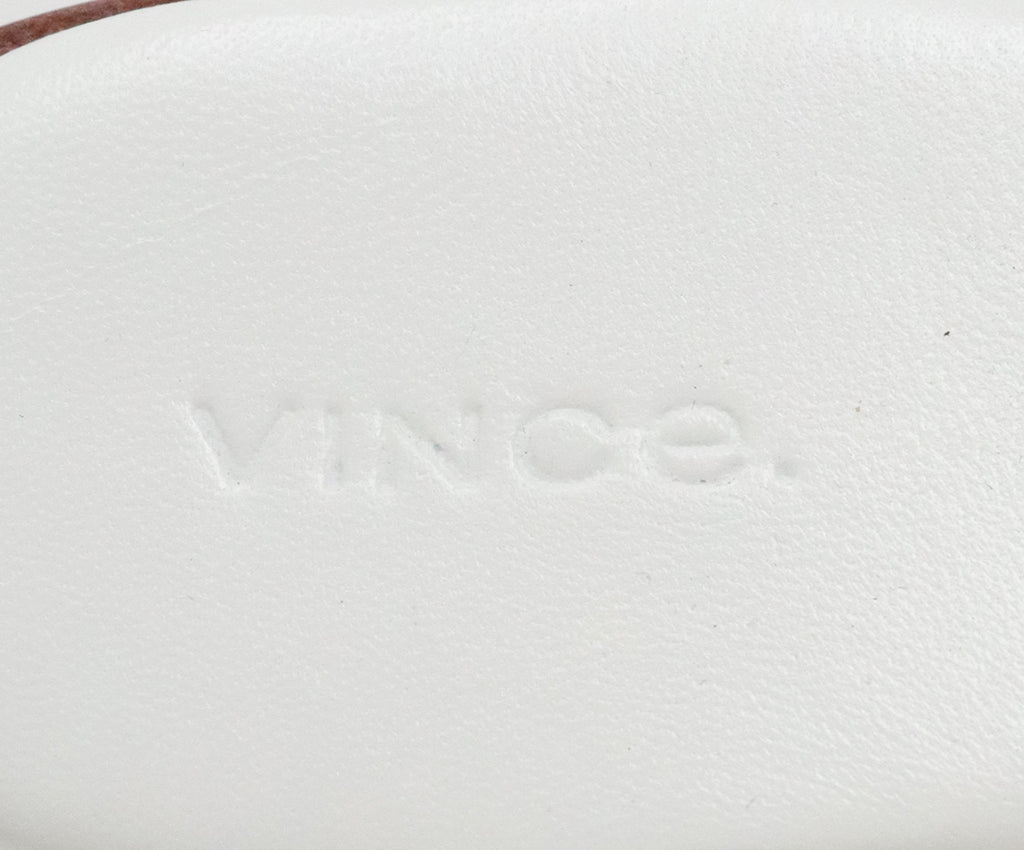 Vince White Leather Sandals 4