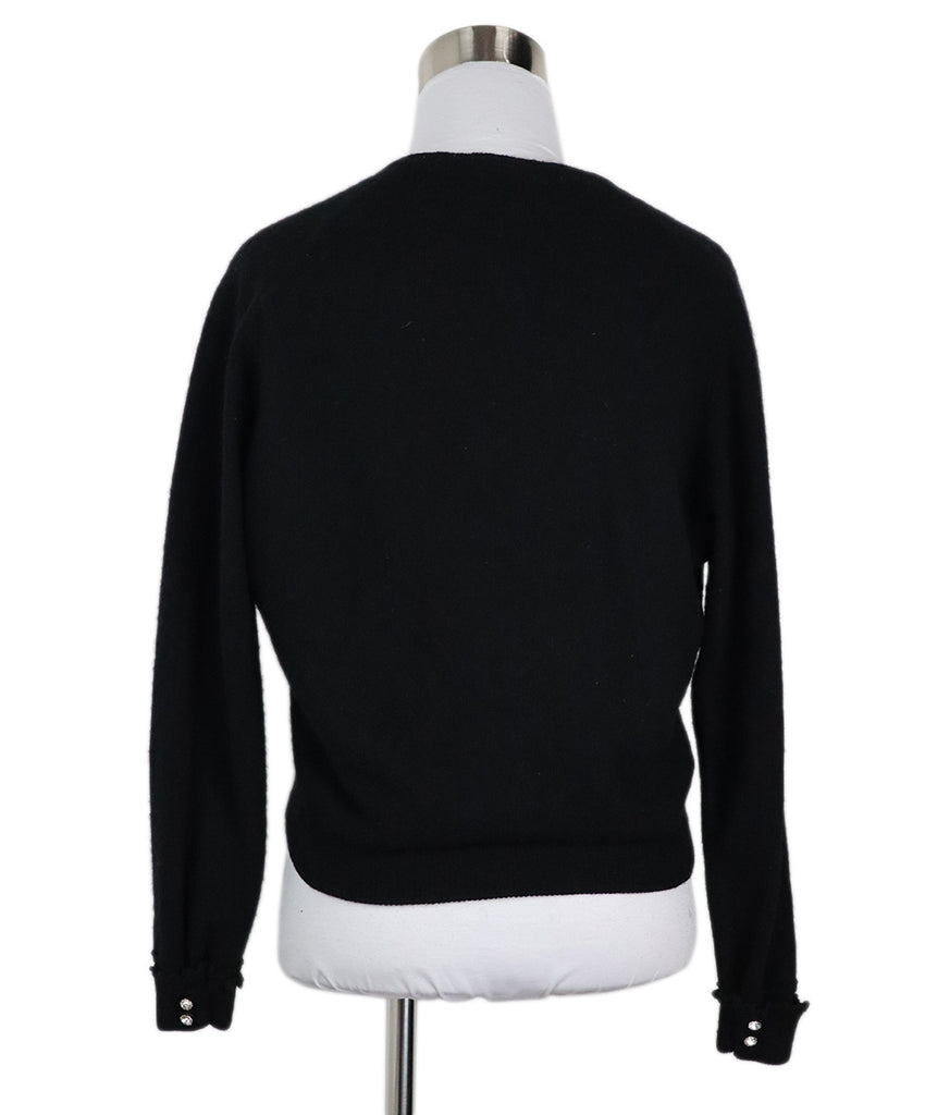 Vintage Black Cashmere Cardigan 2