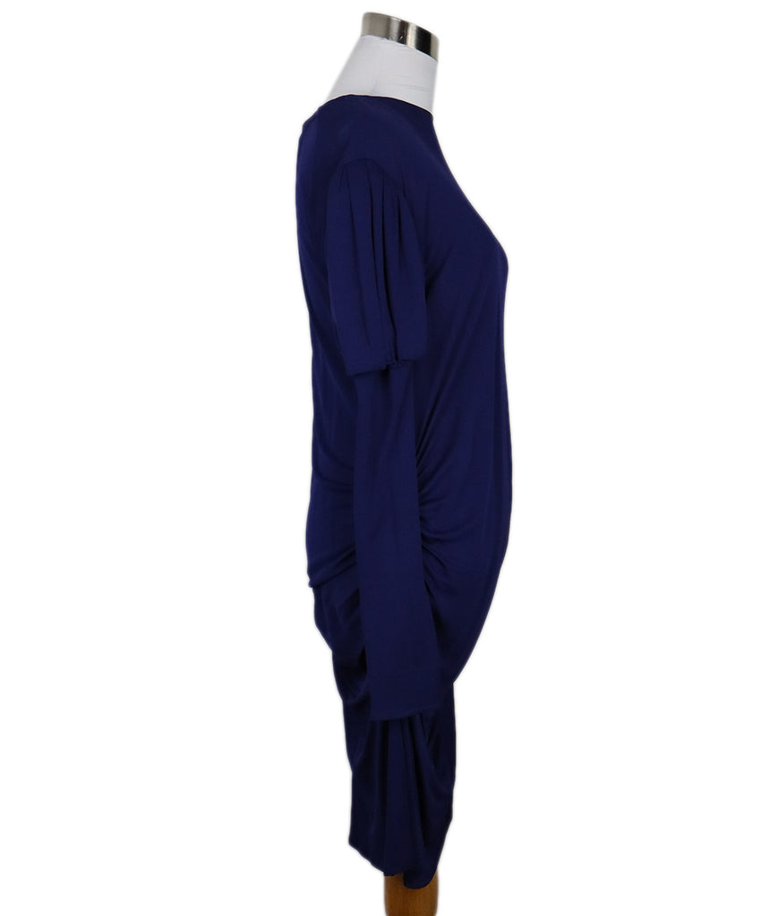 Vintage Royal Blue Gathered Dress 1