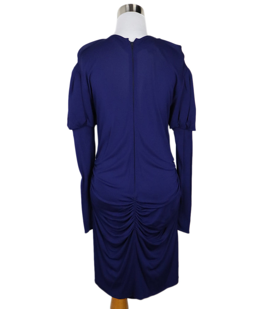 Vintage Royal Blue Gathered Dress 2