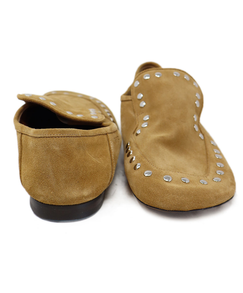 Wales Bonner Tan Suede Grommet Loafers 2