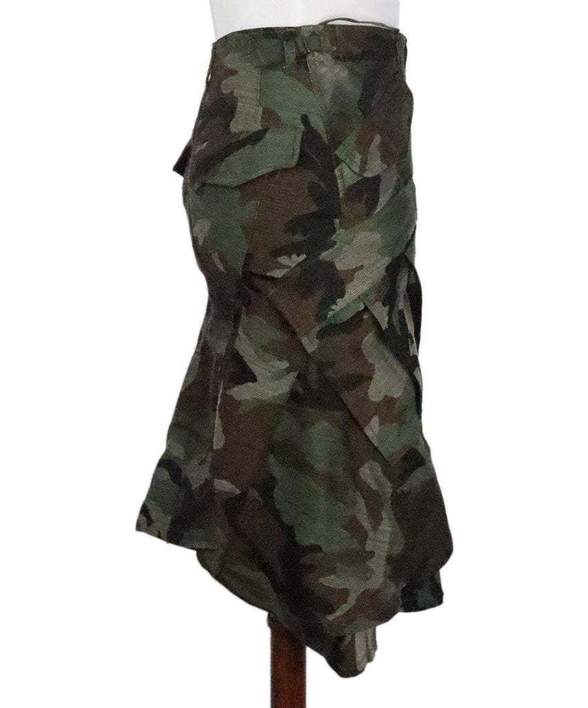 Watanabe Green Camouflage Skirt sz 2 - Michael's Consignment NYC