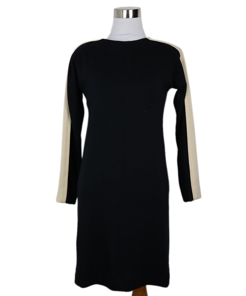 YSL Vintage B&W Wool Dress 
