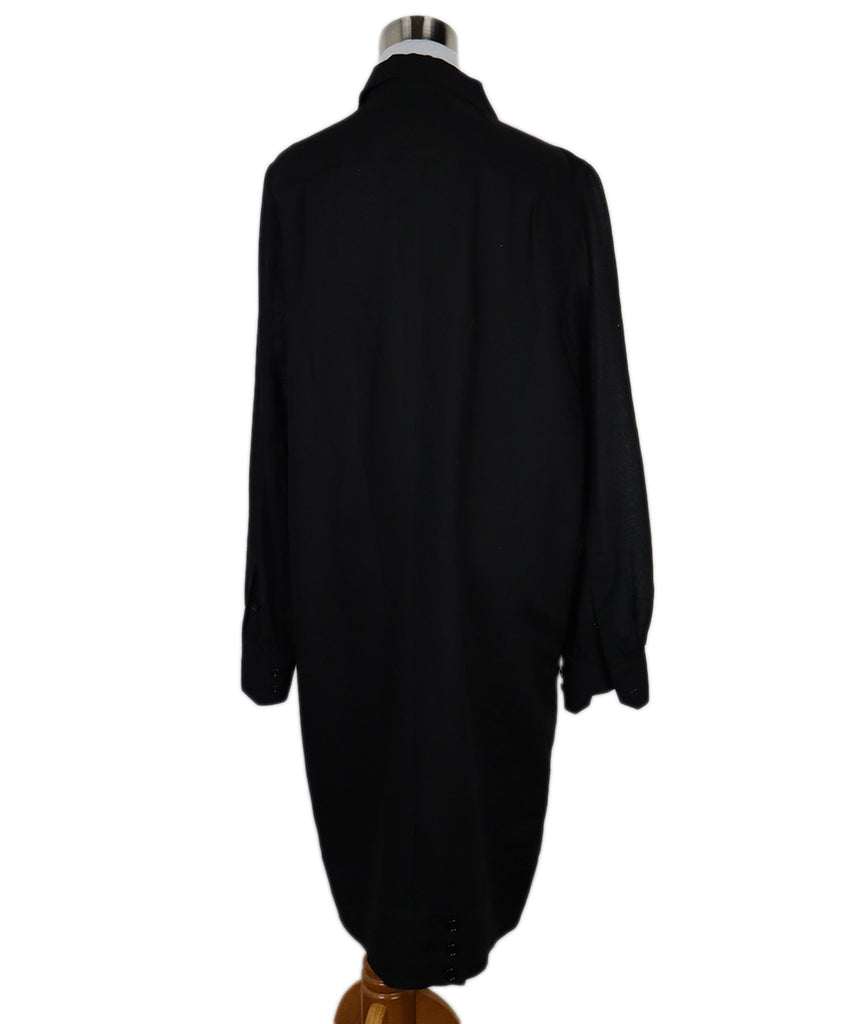 YSL Black Wool Longsleeve Dress 2