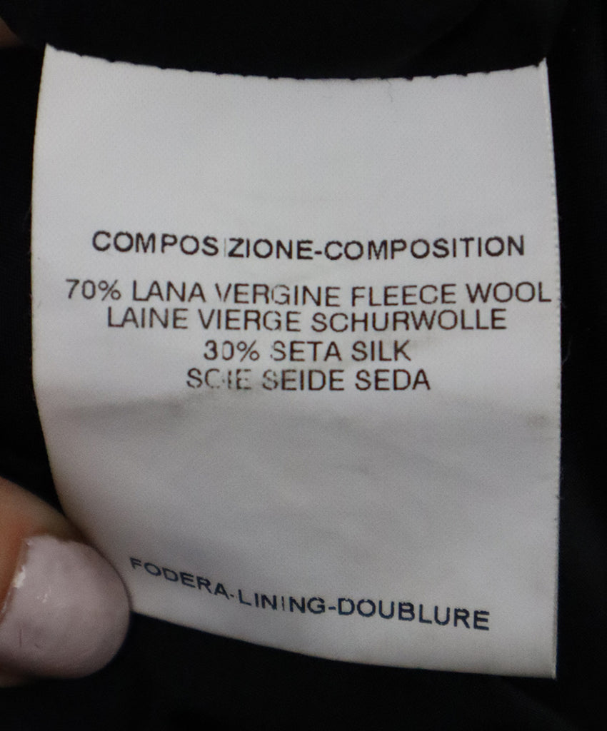 YSL Black Wool Longsleeve Dress 4