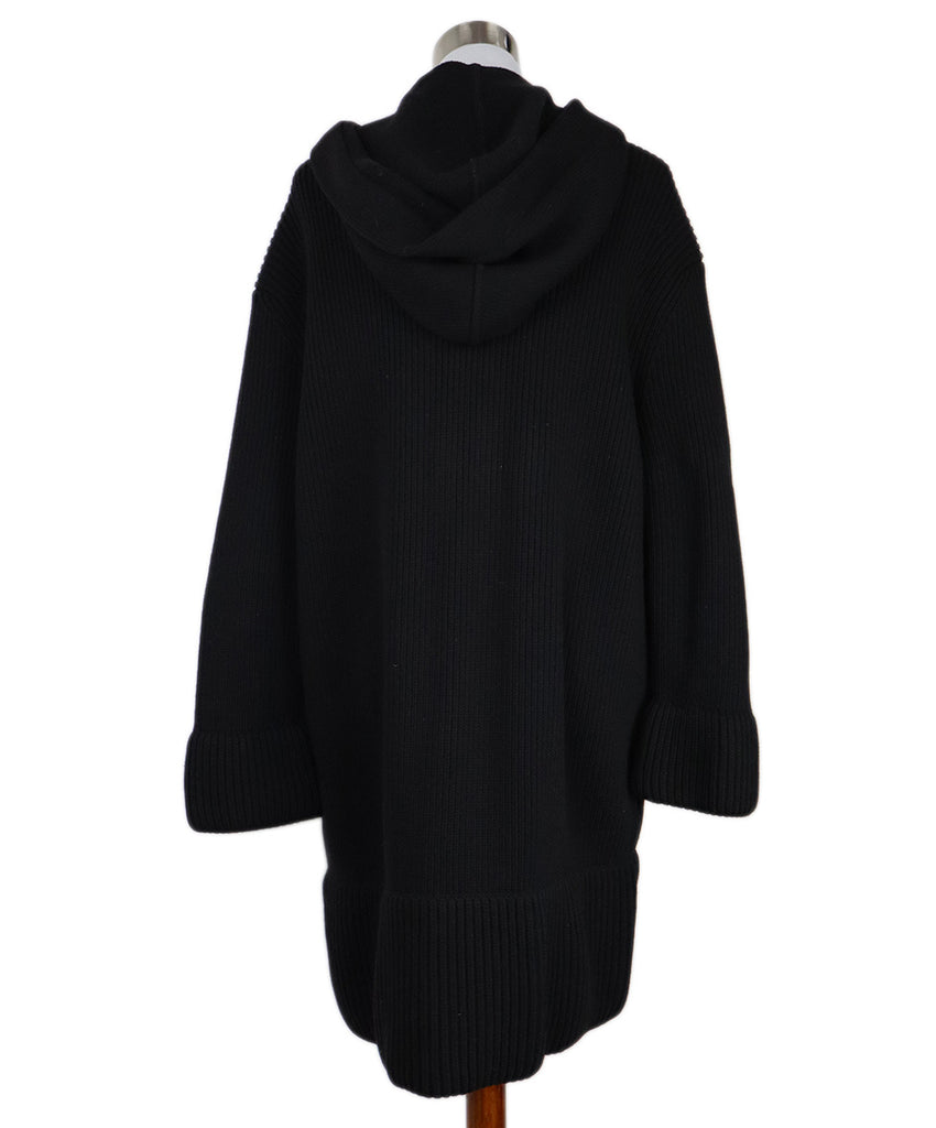 YSL Black Wool & Cashmere Cardigan 2