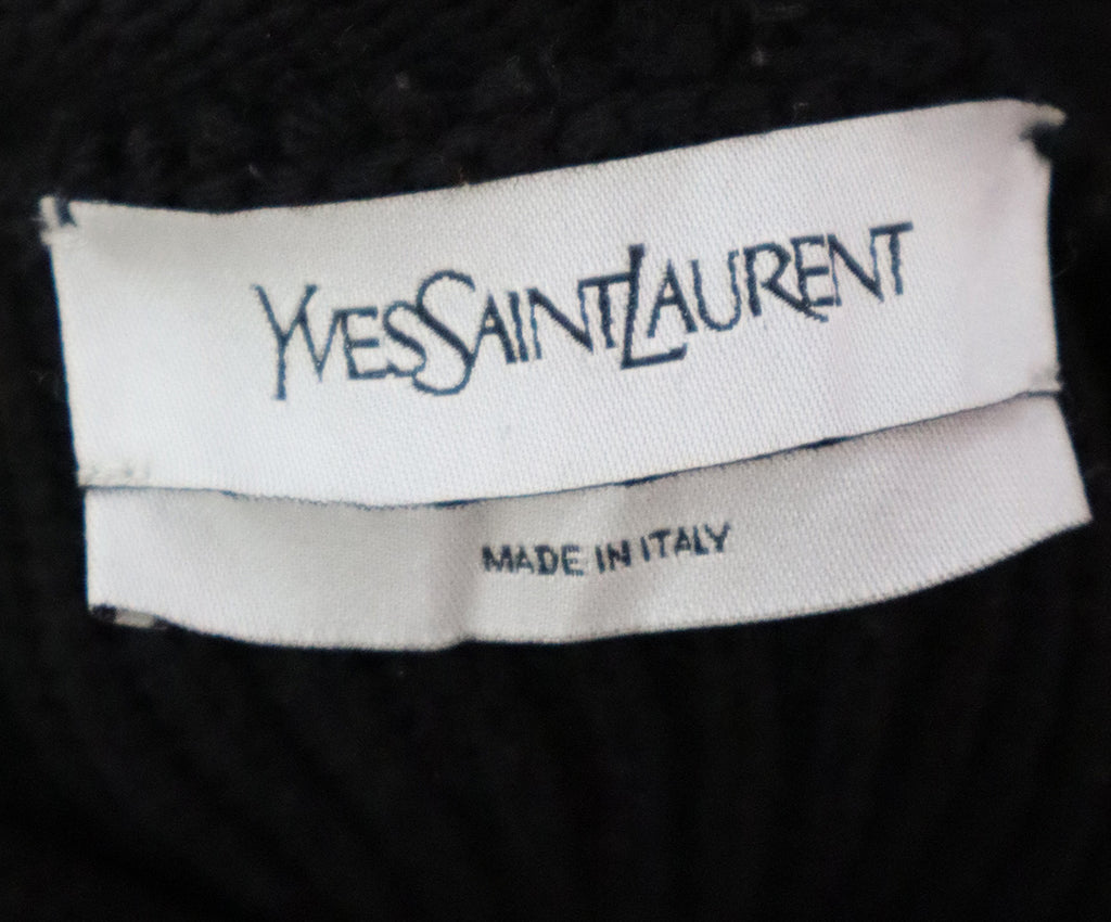 YSL Black Wool & Cashmere Cardigan 3