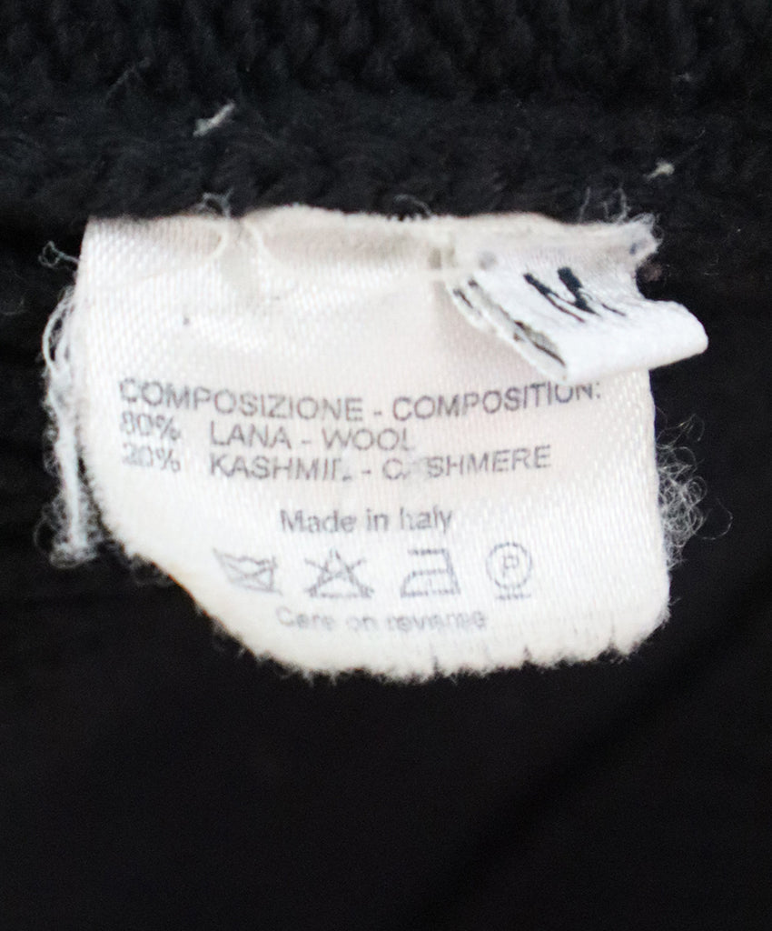 YSL Black Wool & Cashmere Cardigan 4