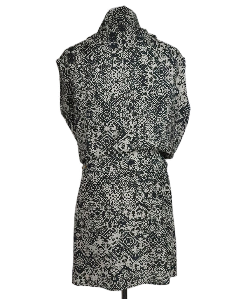 YSL Black & Beige Silk Dress 2