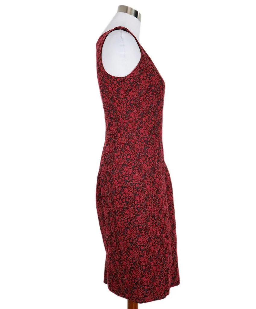 Zac Posen Pink Red & Black Floral Dress sz 6 - Michael's Consignment NYC