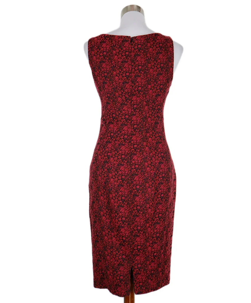 Zac Posen Pink Red & Black Floral Dress sz 6 - Michael's Consignment NYC