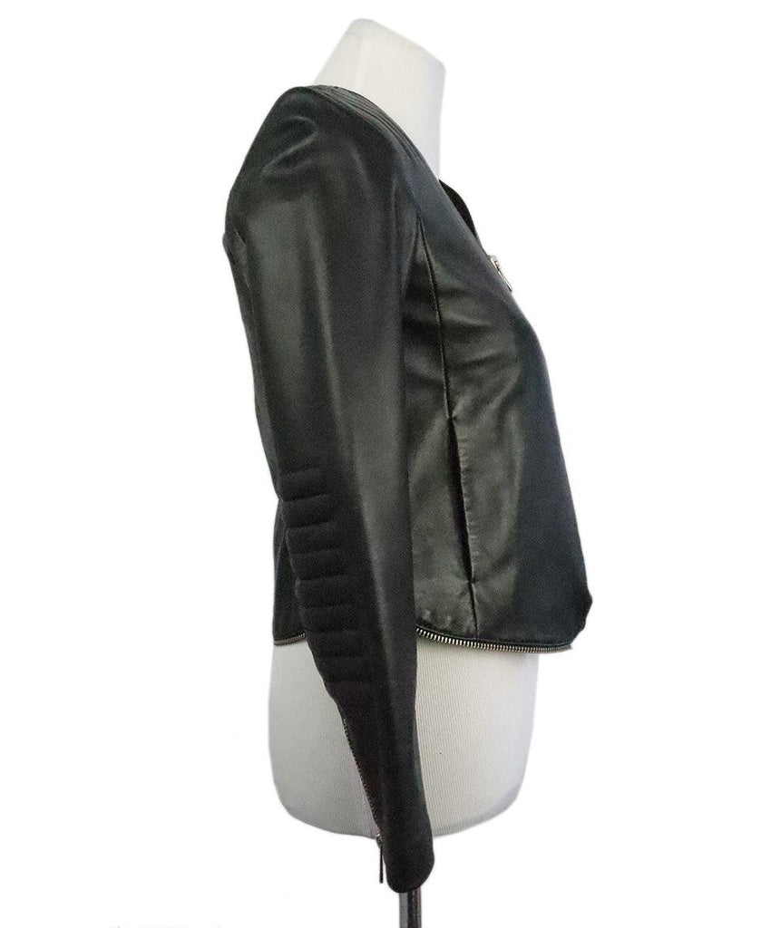 Zadig & Voltaire Black Leather Jacket sz 2 - Michael's Consignment NYC