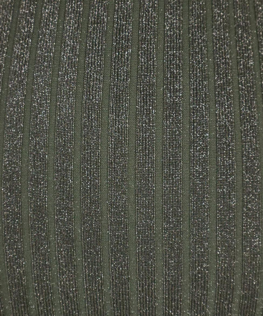 Zimmerman Metallic Green Ribbed Dress sz 2 - Michael's Consignment NYC