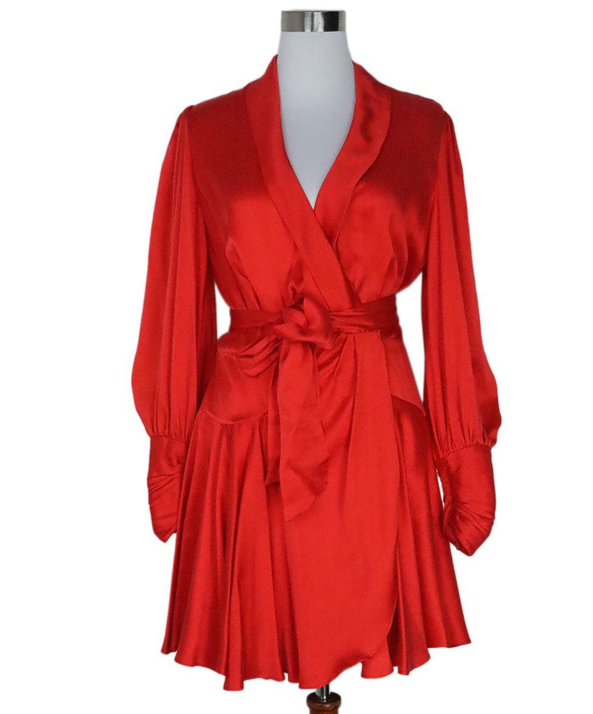 Zimmerman Red Silk Dress sz 2 - Michael's Consignment NYC
