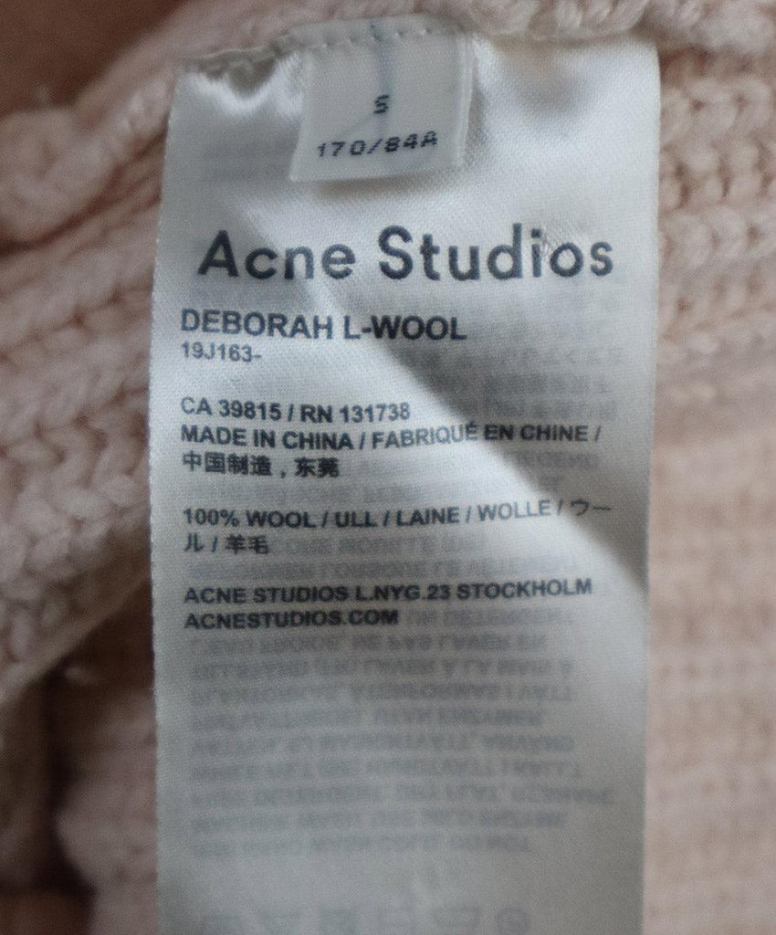 Acne Studios Pink Ribbed Wool Sweater sz 4 - Michael's Consignment NYC