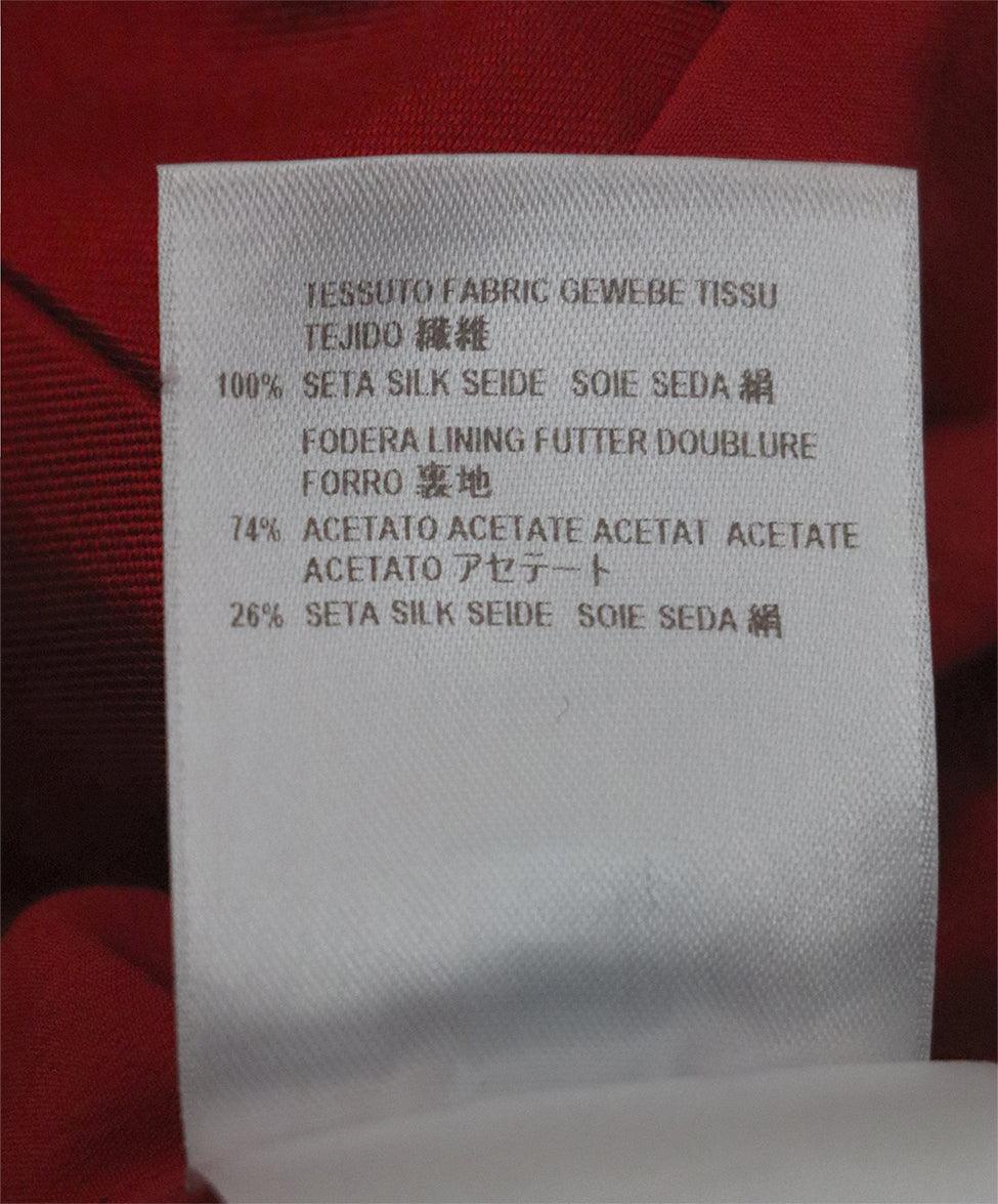 Alexander McQueen Red Silk Dress sz 6 l Michael's Luxury Consignment Michael's Consignment NYC Alexander McQueen Red Silk Dress sz 6 l Michael's Luxury Consignment Michael's Consignment NYC
