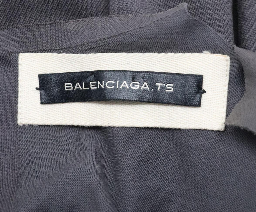 Balenciaga Grey Cotton Top sz 6 - Michael's Consignment NYC