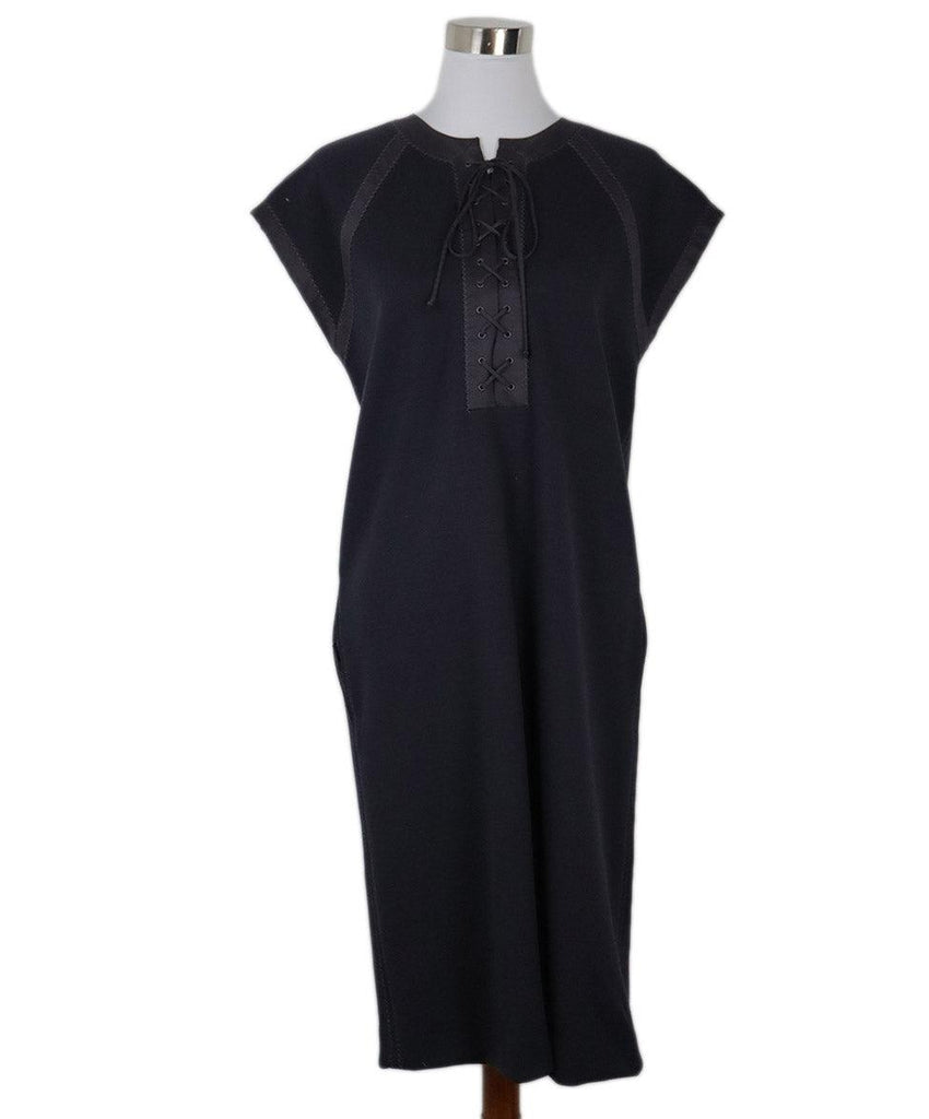 Bottega Veneta Plum Purple Lace Up Dress sz 8 - Michael's Consignment NYC