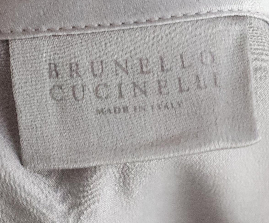 Brunello Cucinelli Lilac Silk Tank Top sz 2 - Michael's Consignment NYC