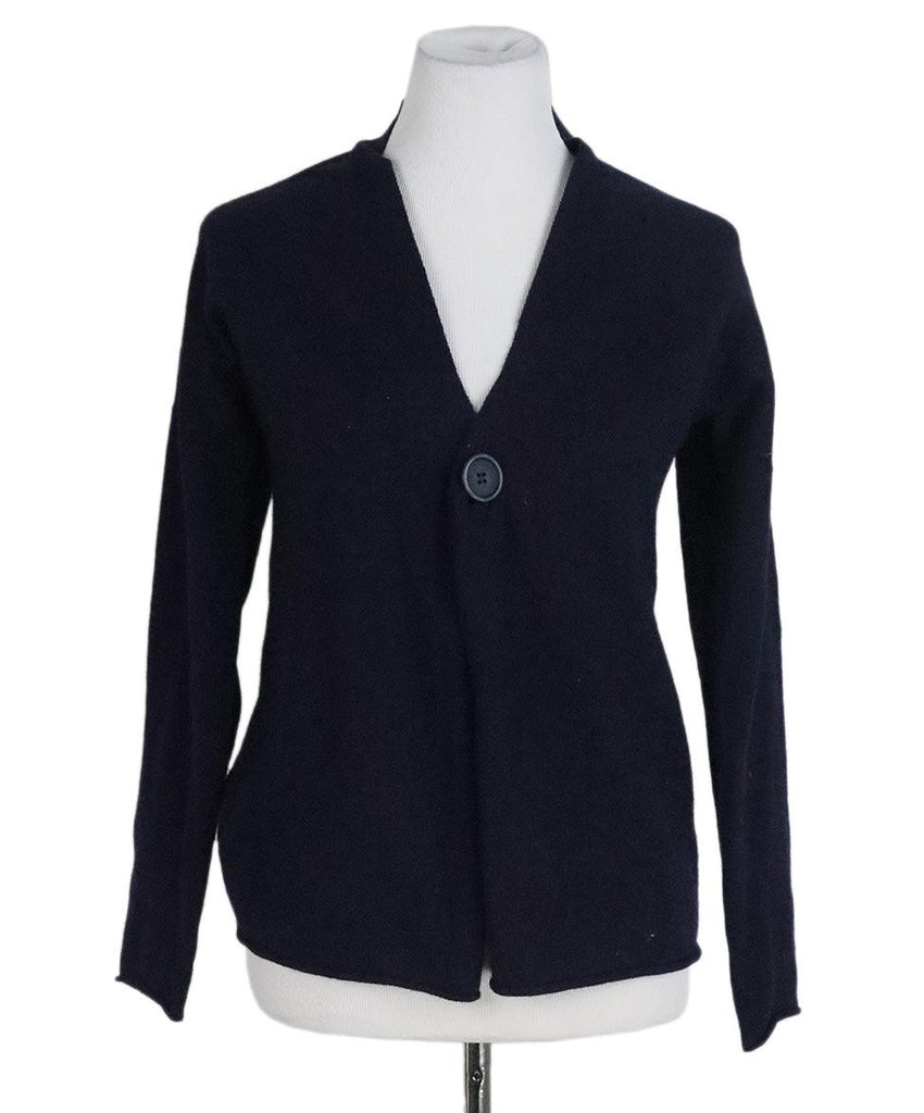 Brunello Cucinelli Navy Cashmere Cardigan sz 2 - Michael's Consignment NYC