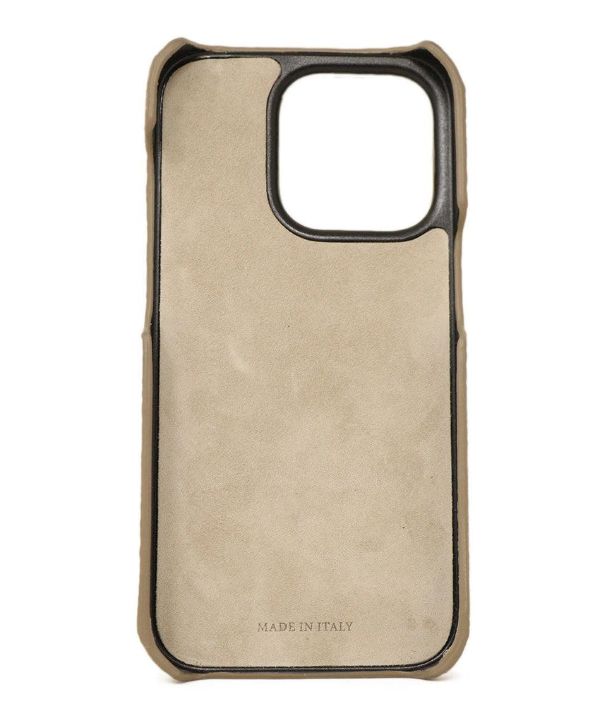 Brunello Cucinelli Taupe Suede Phone Case - Michael's Consignment NYC