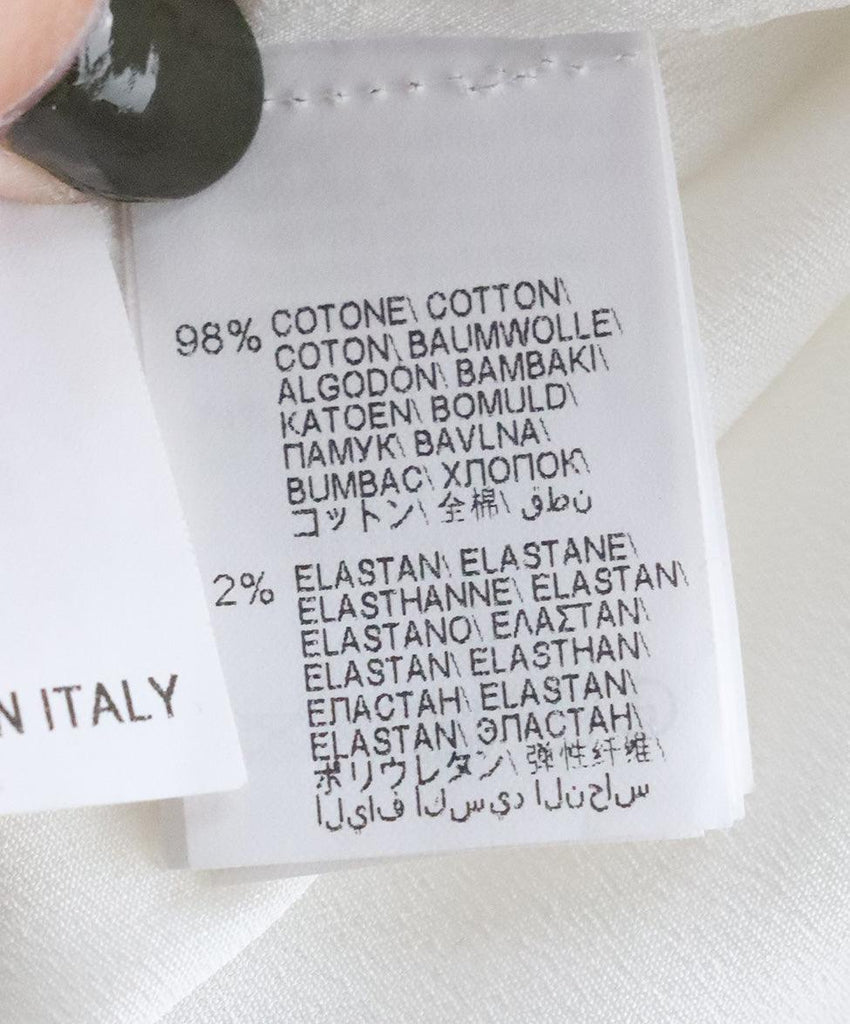 Brunello Cucinelli White Cotton Dress sz 6 - Michael's Consignment NYC