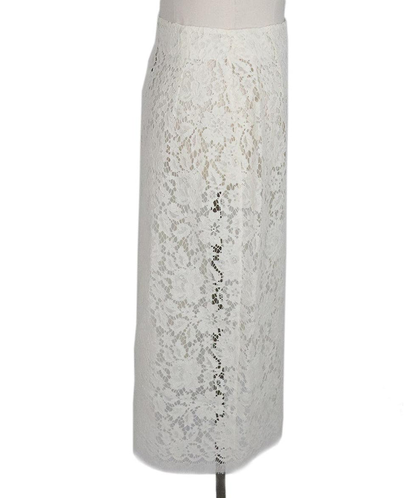Calvin Klein Ivory Lace Skirt sz 2 - Michael's Consignment NYC