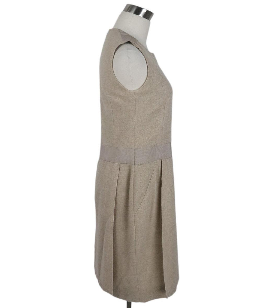 Chanel 1999 Beige Cashmere Dress sz 6 - Michael's Consignment NYC