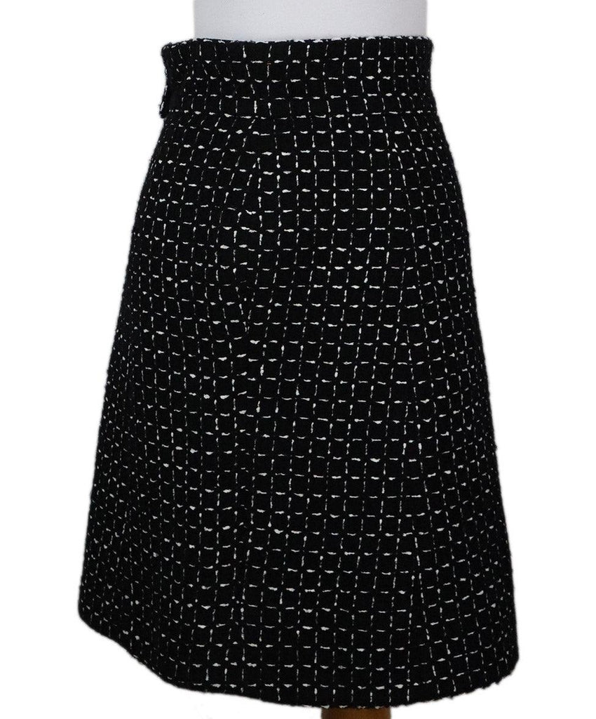 Chanel B&W Wool Tweed Skirt sz 2 - Michael's Consignment NYC