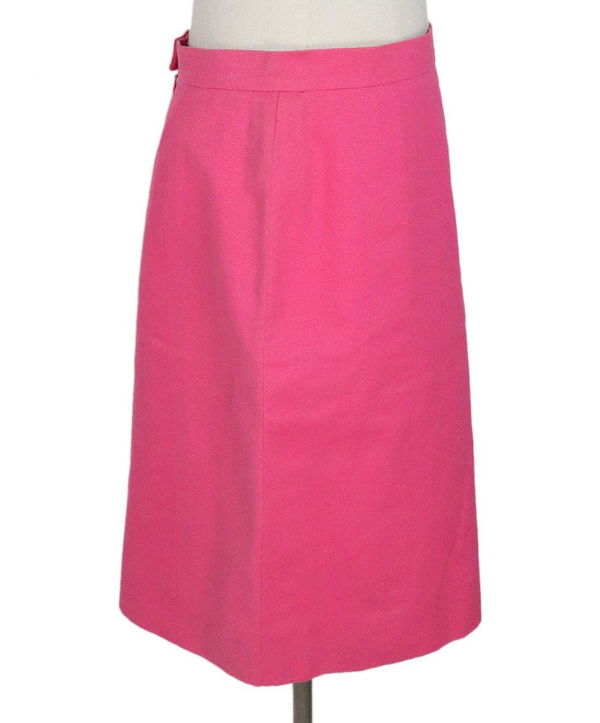 Chanel Pink Cotton Skirt sz 6 - Michael's Consignment NYC