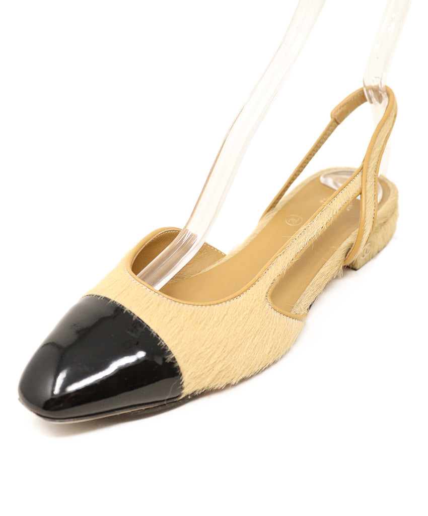 Chanel Gold Leather Flats sz US 6.5 – Michael's Consignment NYC