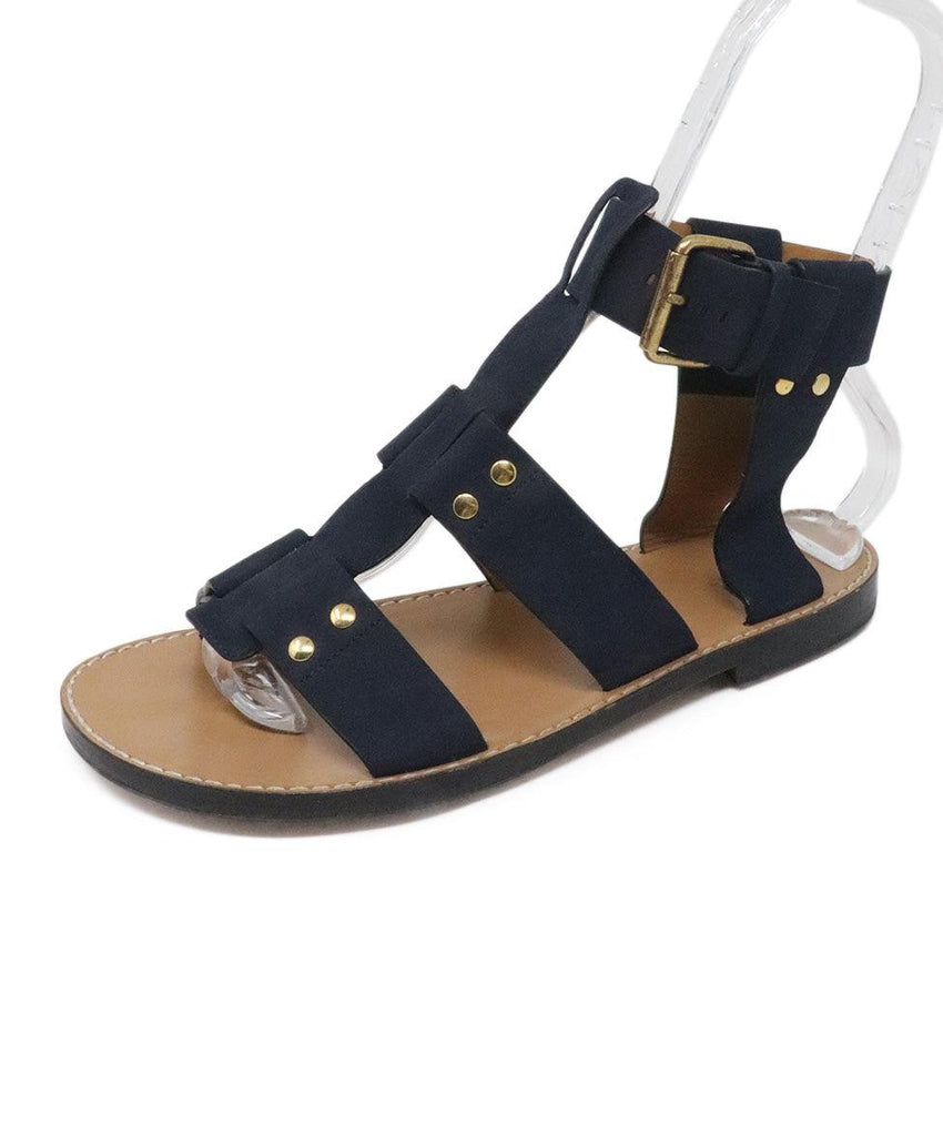 Chloe Navy Studded Sandals sz 9 - Michael's Consignment NYC