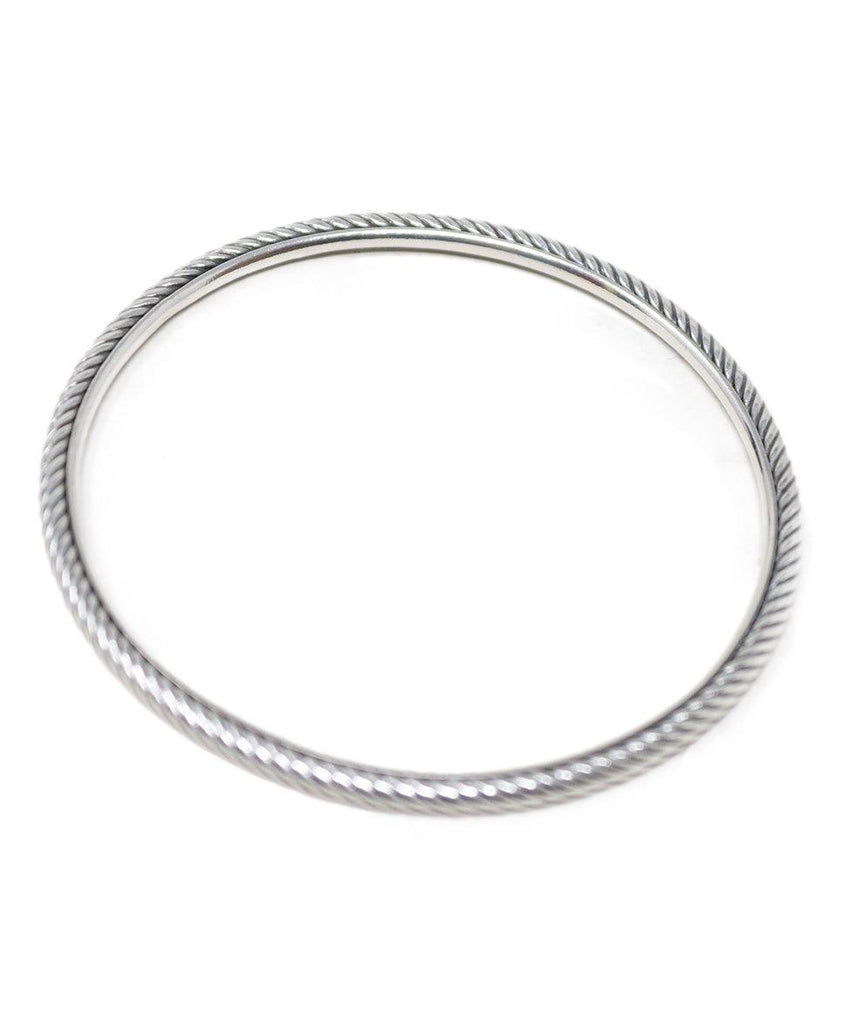 David Yurman Sterling Silver Bangle Bracelet - Michael's Consignment NYC