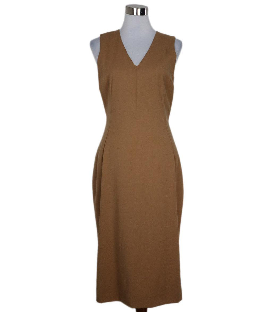 Dolce & Gabbana Tan Wool Dress sz 6 - Michael's Consignment NYC