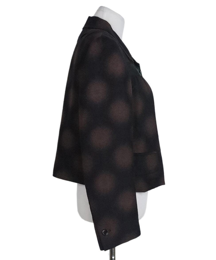 Dries Van Noten Black & Bronze Wool Jacket sz 6 - Michael's Consignment NYC