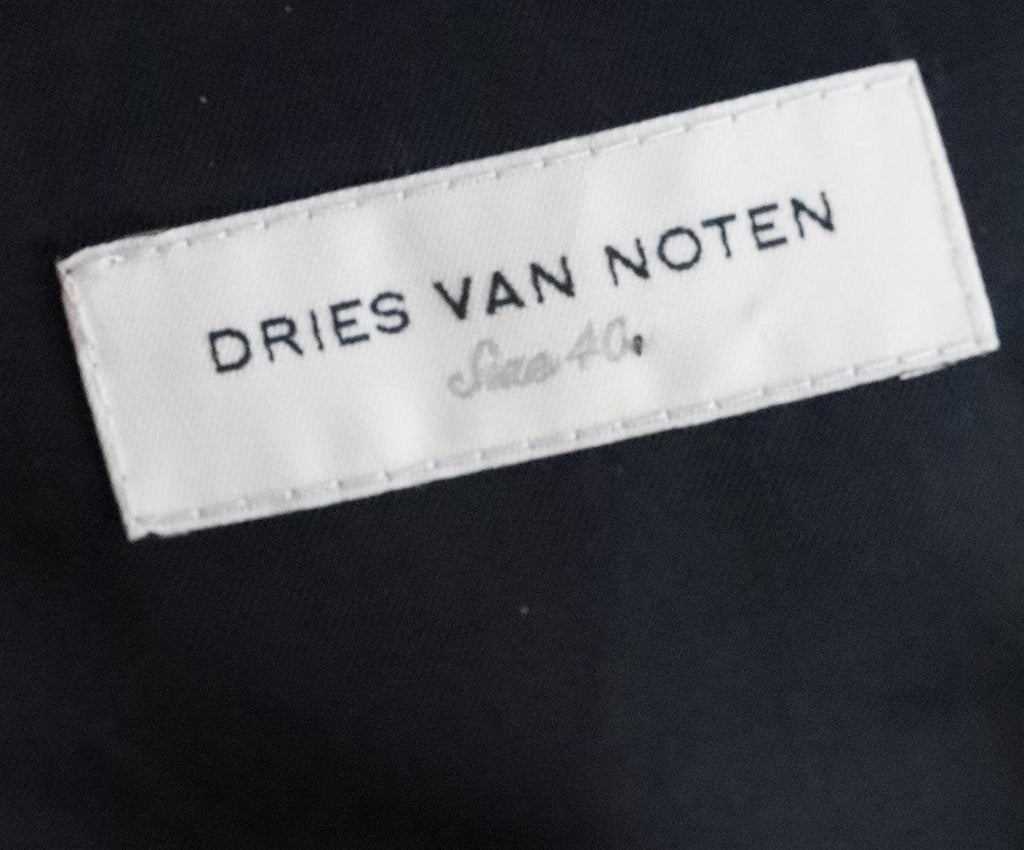 Dries Van Noten Black & Bronze Wool Jacket sz 6 - Michael's Consignment NYC