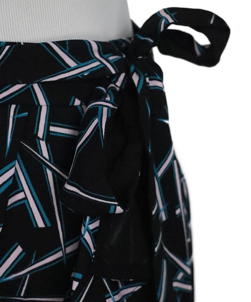 DVF Multicolored Viscose Skirt sz 6 - Michael's Consignment NYC