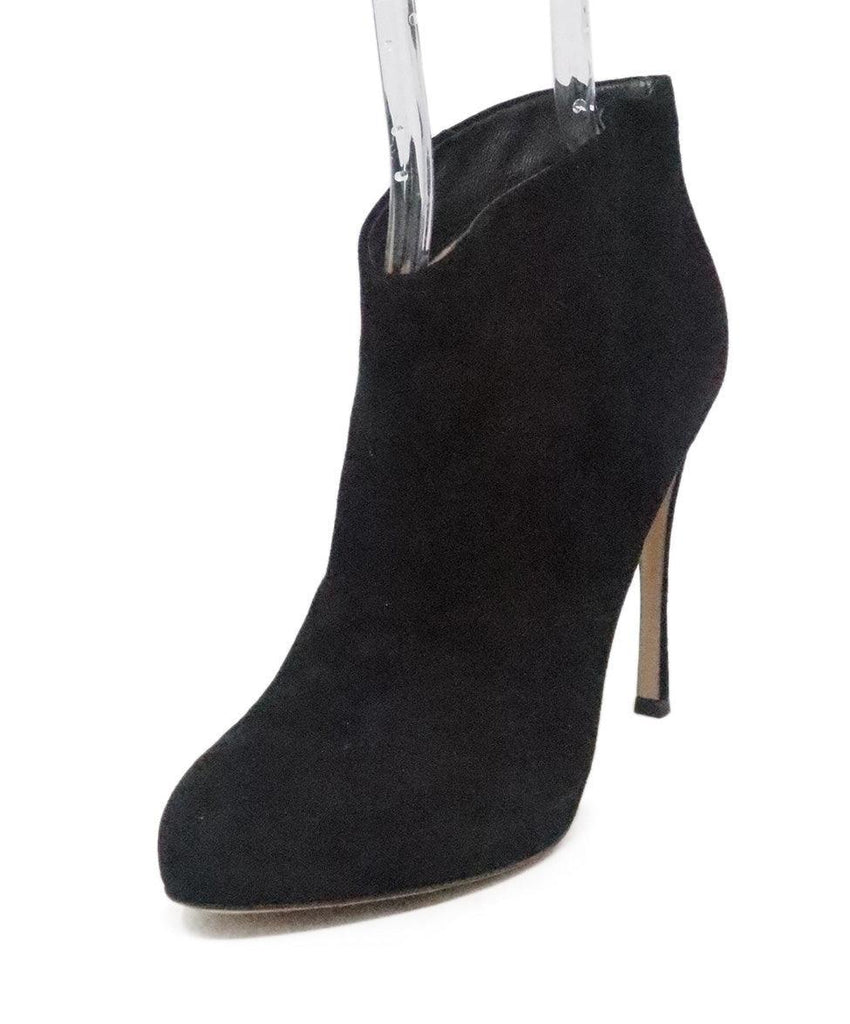 Gianvito Rossi Black Suede Booties sz 9 - Michael's Consignment NYC