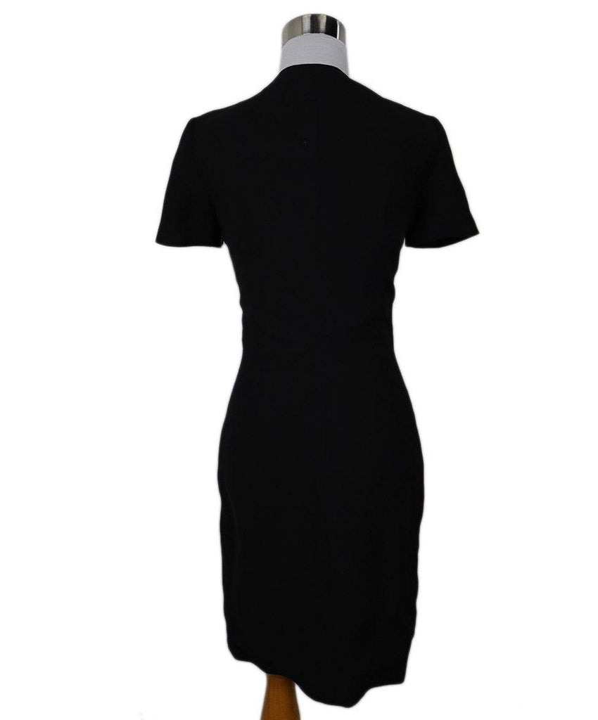 Givenchy Black Wool Grommet Trim Dress sz 0 - Michael's Consignment NYC