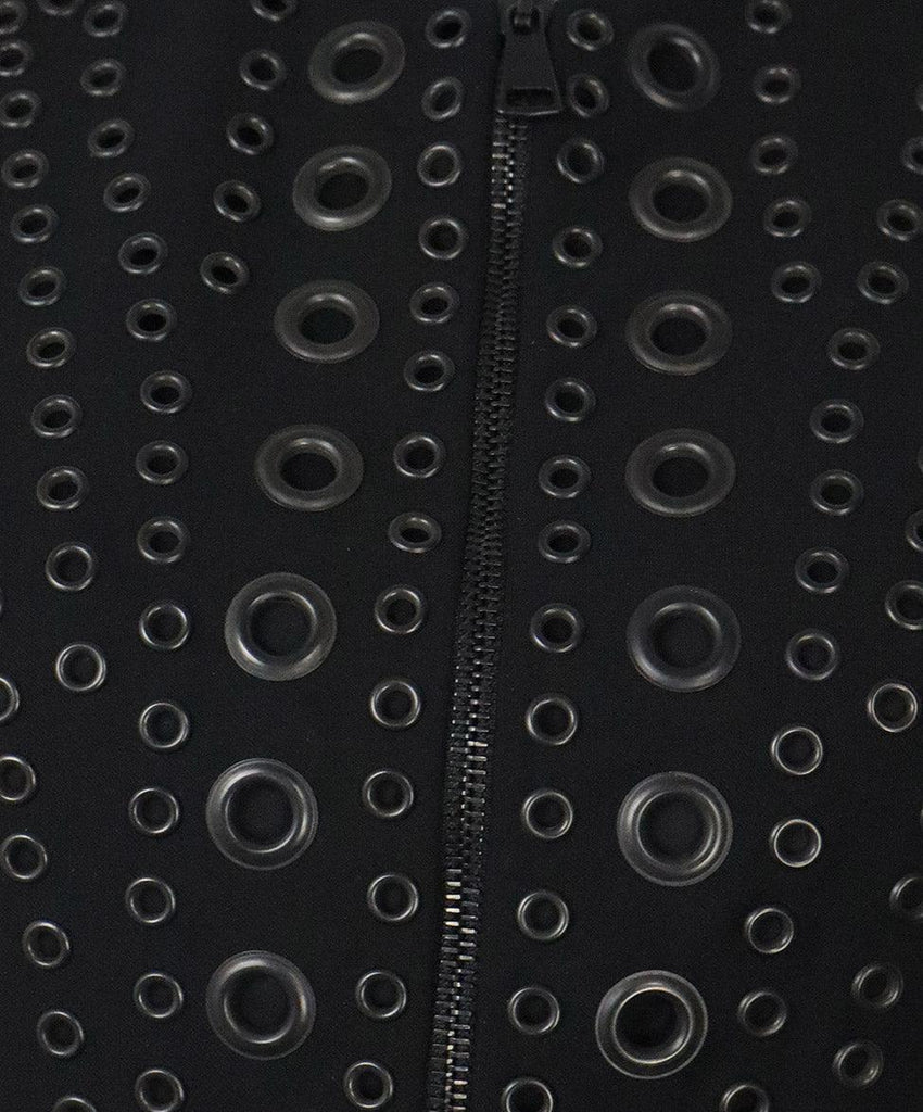 Givenchy Black Wool Grommet Trim Dress sz 0 - Michael's Consignment NYC