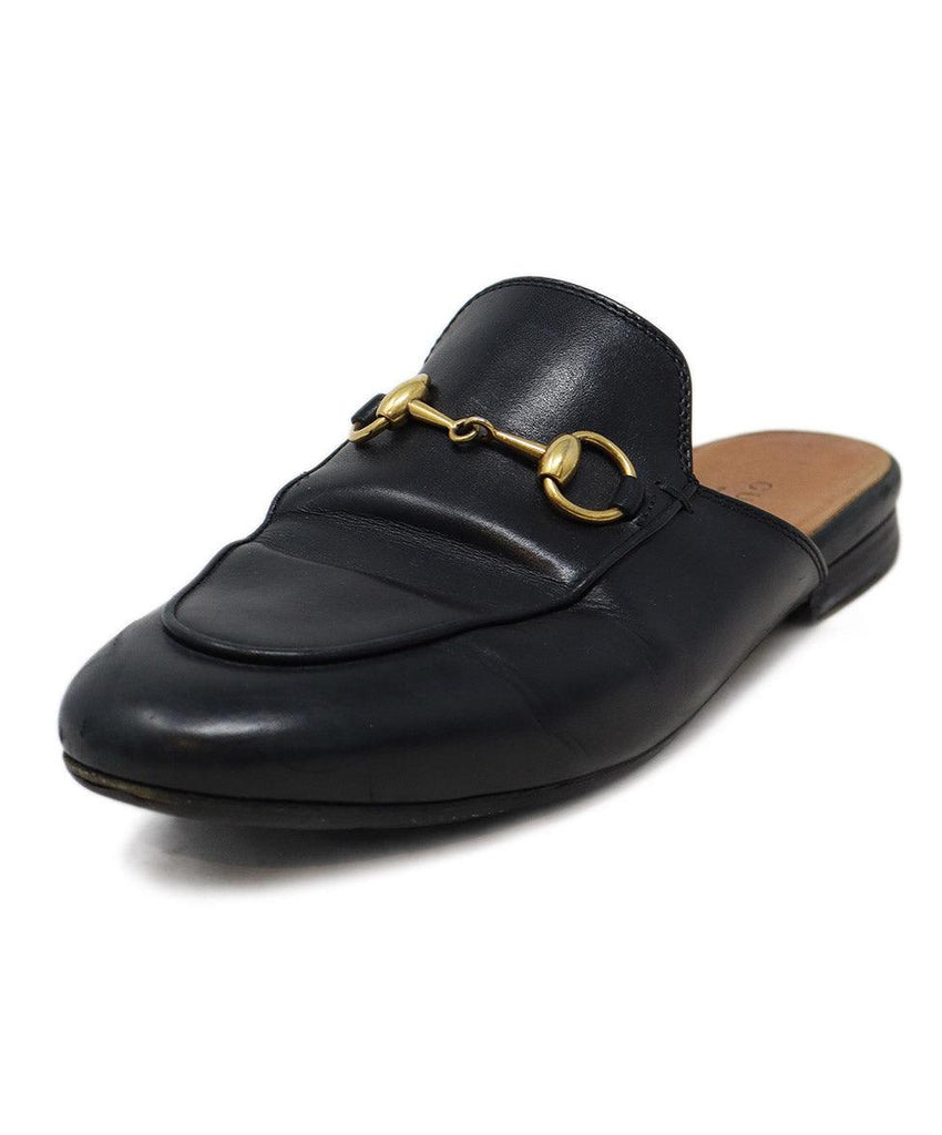 Gucci Black Leather Mules sz 5 - Michael's Consignment NYC