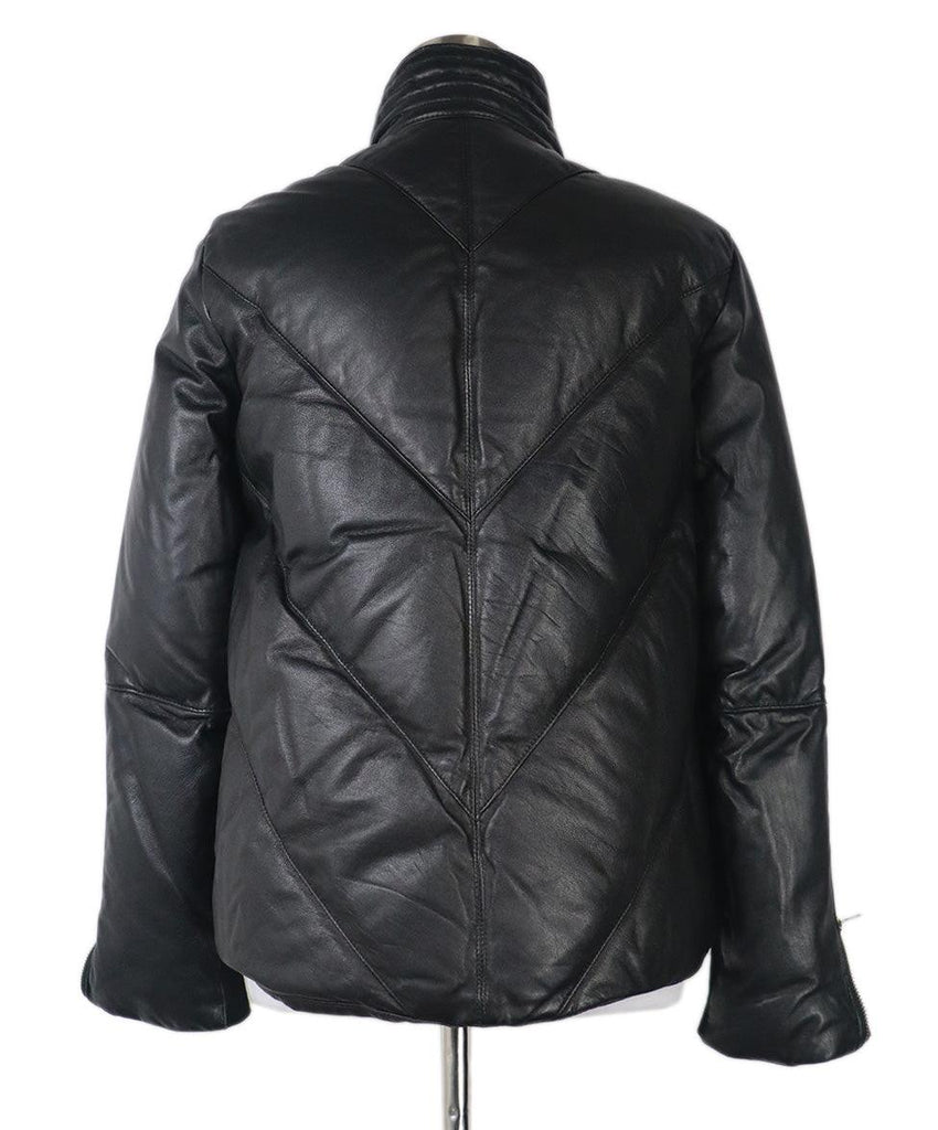 Helmut Lang Black Leather Jacket sz 4 - Michael's Consignment NYC