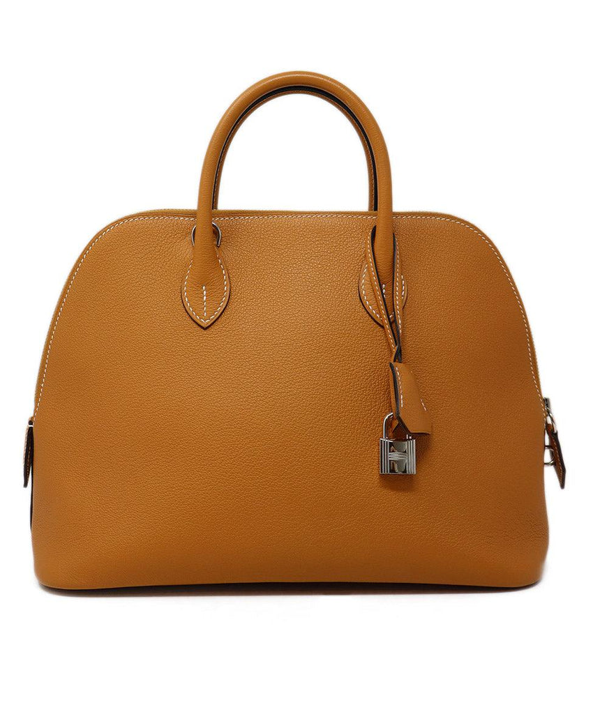 Hermes 2017 Gold Togo Leather Bolide 31 Bag - Michael's Consignment NYC