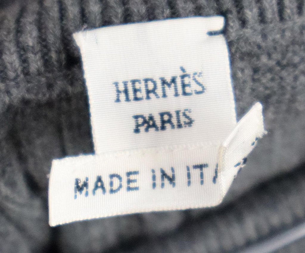 Hermes Charcoal Grey Wool Pants sz 2 - Michael's Consignment NYC