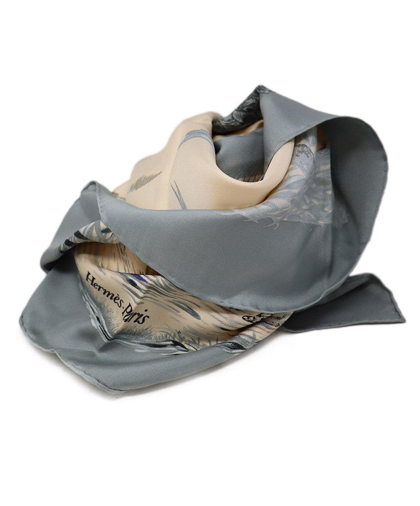 Hermes Halte en Camargue Print Scarf - Michael's Consignment NYC