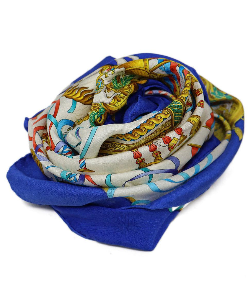 Hermes Luna Park Print Silk Scarf - Michael's Consignment NYC