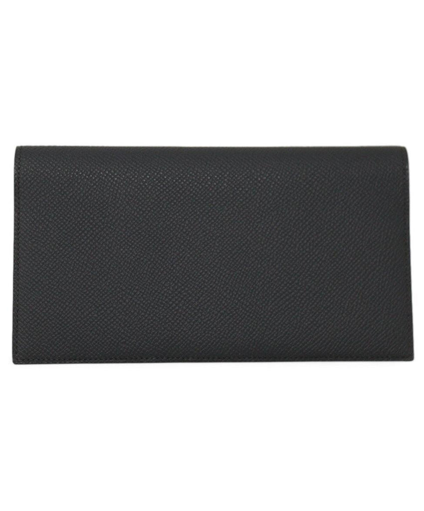 Hermes Navy Leather Wallet - Michael's Consignment NYC