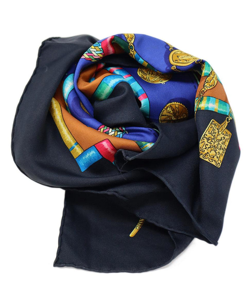 Hermes Petite Main Print Silk Scarf - Michael's Consignment NYC