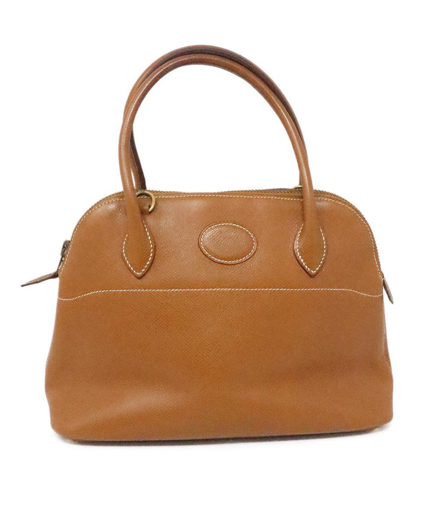 Hermes Tan Leather 25CM Bolide Bag - Michael's Consignment NYC